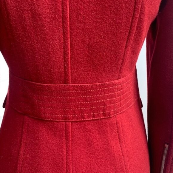 Kennith Cole New York Structured Wool Trench EUC - Picture 5 of 16